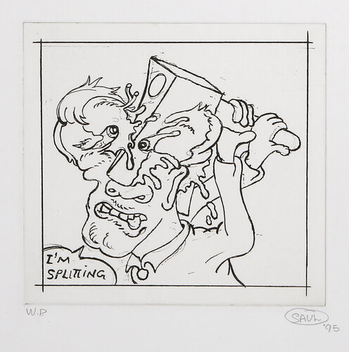 I'm Splitting by Peter Saul, 인쇄 for Sale on Singulart