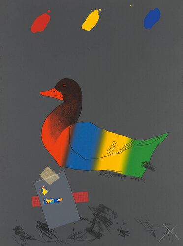 Duck Out of Water by Raymond Saunders, Print for Sale on Singulart