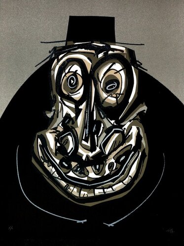 Une chair d'ombre, Melanchton I van Antonio Saura, Afdruk te koop op Singulart