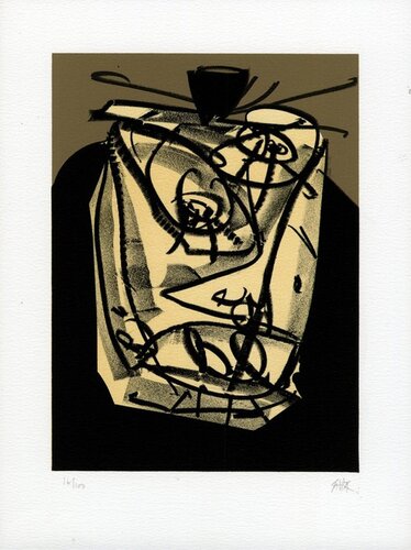 Portrait VII di Antonio Saura, Stampa in vendita su Singulart