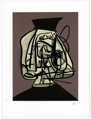 Portrait XII von Antonio Saura, Druck kaufen auf Singulart