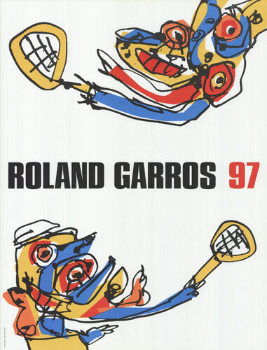 Roland Garros French Open by Antonio Saura, Print for Sale on Singulart