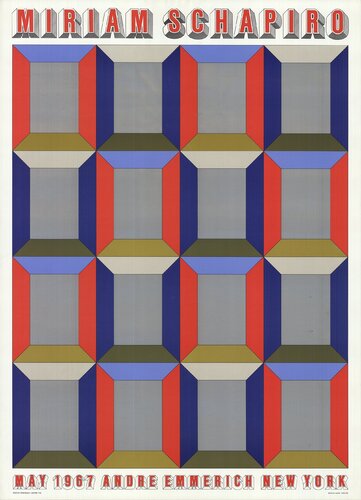 Silver Windows by Miriam Schapiro, Print for Sale on Singulart