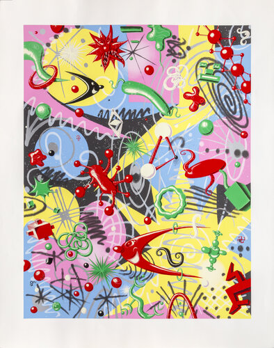 Virawow di Kenny Scharf, Stampa in vendita su Singulart
