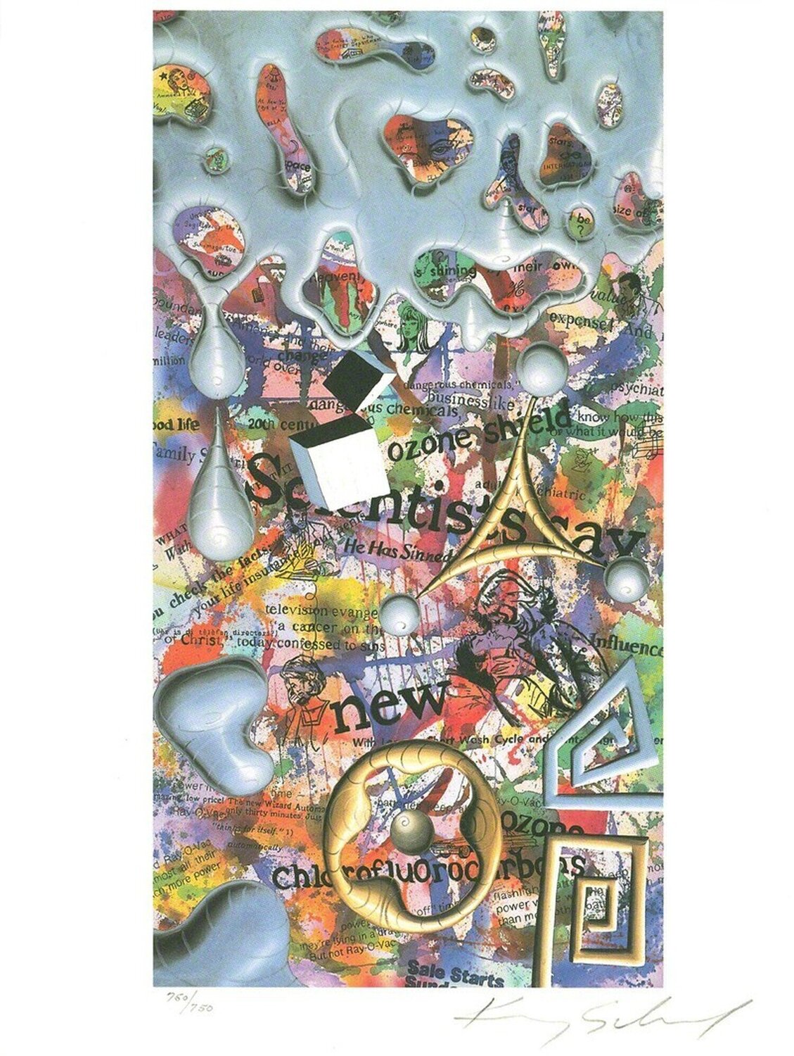 News Now - United Nations Kenny Scharf Stampa in vendita