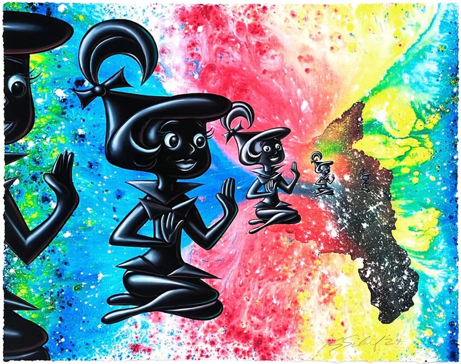 “JUDY JUDY JUDY...”Aka “JUDY INFINITUN” Kenny Scharf Druck zu verkaufen