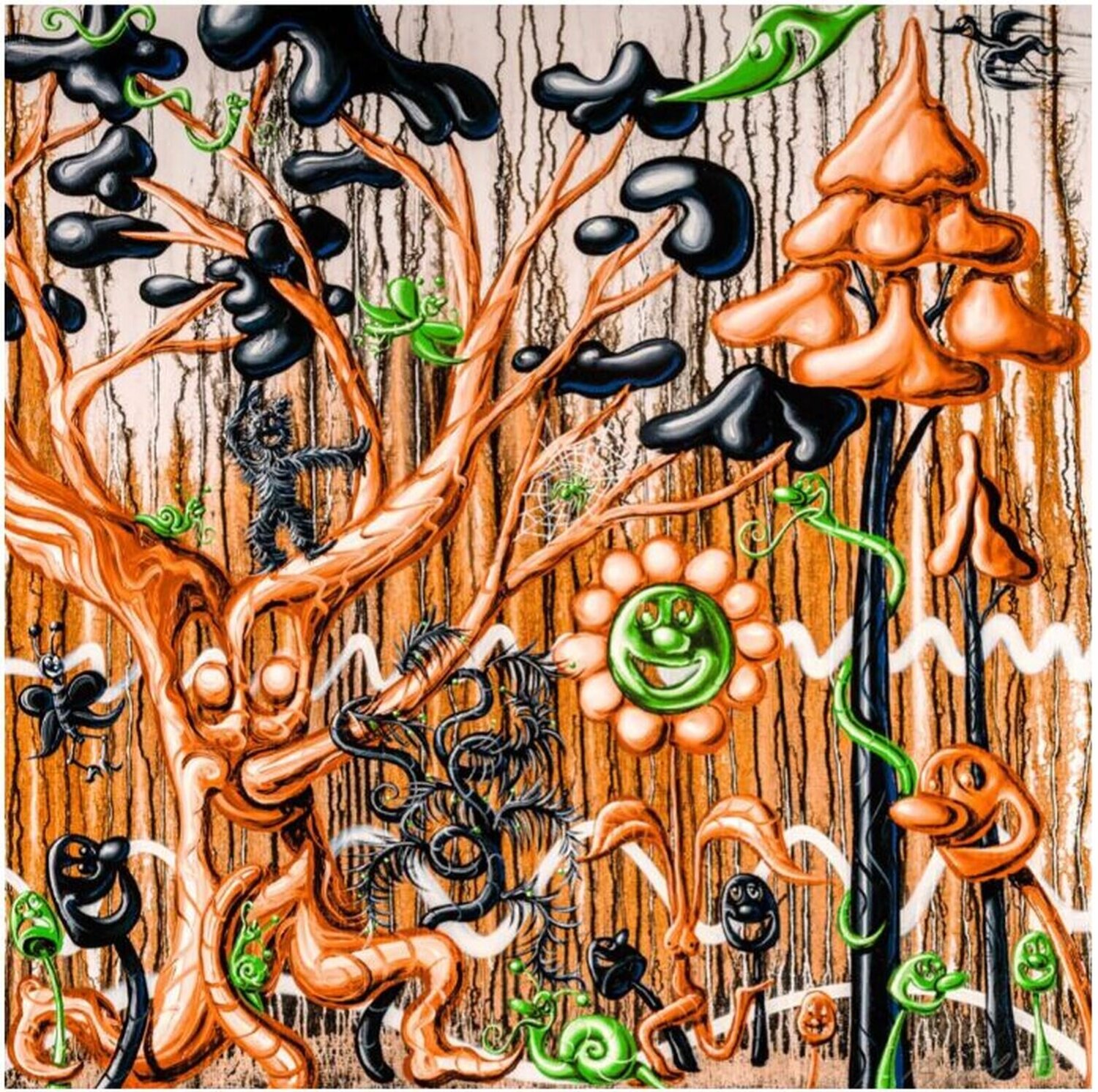 Furungle (Orange) Kenny Scharf Stampa in vendita