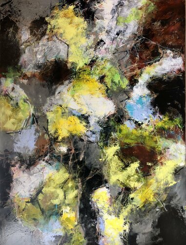 With both legs on the ground di Inge Thogersen, Pittura in vendita su Singulart