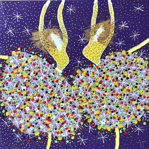 Star dust di Inge Thogersen, Pittura in vendita su Singulart