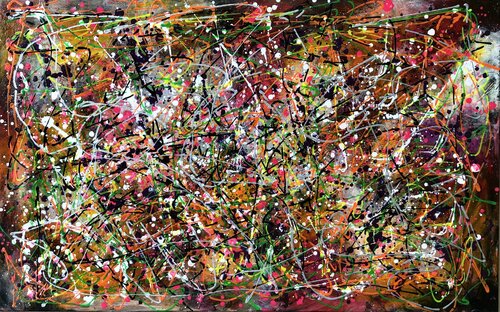 Plomari spirit with new layers di Inge Thogersen, Pittura in vendita su Singulart