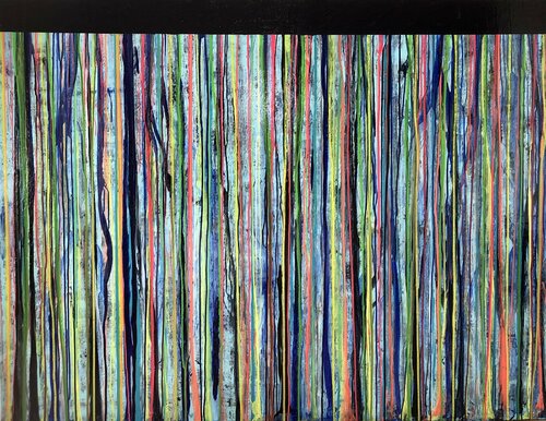 The wall on wich the sun is shining di Inge Thogersen, Pittura in vendita su Singulart