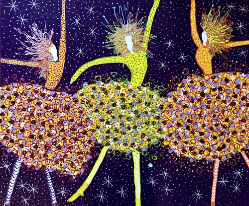 Colorful talentes di Inge Thogersen, Pittura in vendita su Singulart