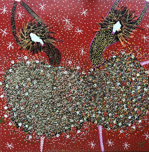 We are the party di Inge Thogersen, Pittura in vendita su Singulart