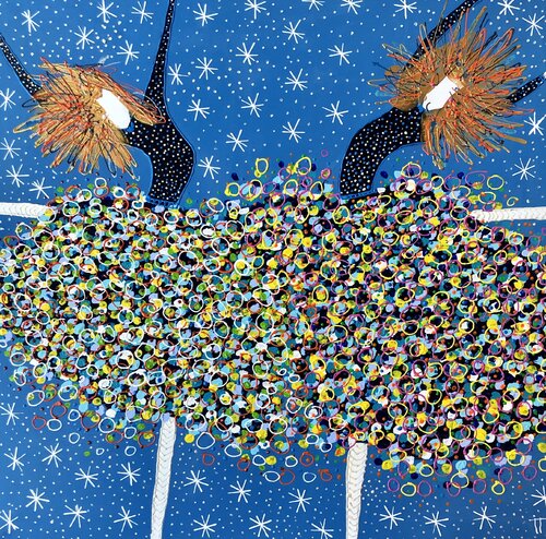 Dancing for the light von Inge Thogersen, Malerei kaufen auf Singulart