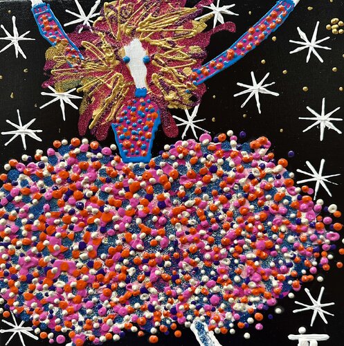 Happy for fun di Inge Thogersen, Pittura in vendita su Singulart