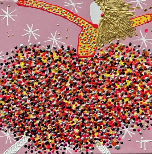 Girl for happines de Inge Thogersen, Pintura a la venta en Singulart