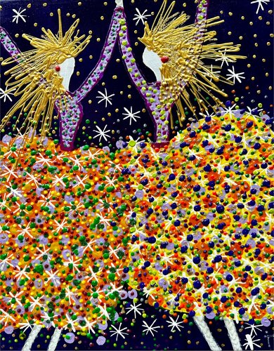 Aarhus by night de Inge Thogersen, Pintura a la venta en Singulart