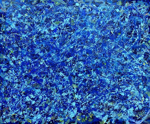I wish I was a Pollock by Inge Thogersen, 油畫 for Sale on Singulart