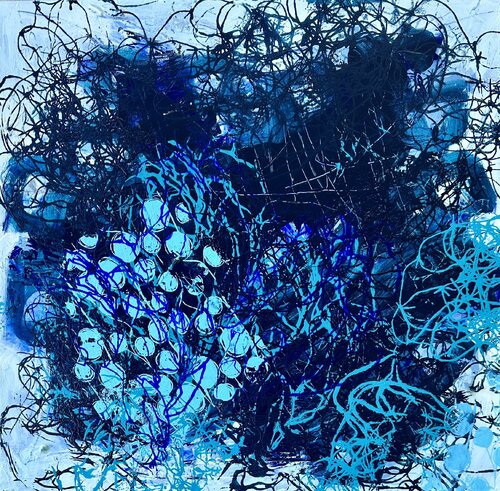 Blue sunday with blue spots Inge Thogersen