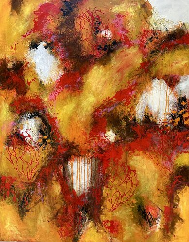 The richness of the sun by Inge Thogersen, 絵画 for Sale on Singulart