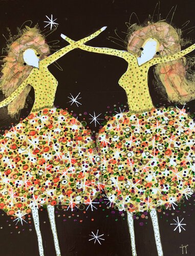 Chocolate dance van Inge Thogersen, Schilderij te koop op Singulart