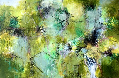 A short history of daydreams number 2 di Inge Thogersen, Pittura in vendita su Singulart