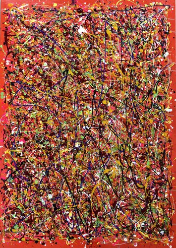 Fly me  to the moon di Inge Thogersen, Pittura in vendita su Singulart