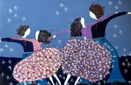Family joy di Inge Thogersen, Pittura in vendita su Singulart