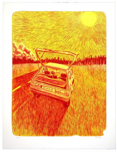 Car von Morten Schelde, Druck kaufen auf Singulart