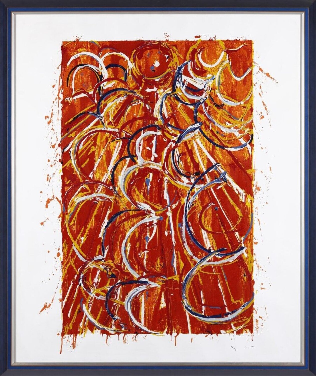 Nella vetrata rossa Mario Schifano Print for sale
