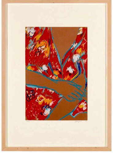 Woman in Red Kimono by George Segal, Print for Sale on Singulart