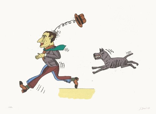 El perro loco von Antonio Seguí, Druck kaufen auf Singulart