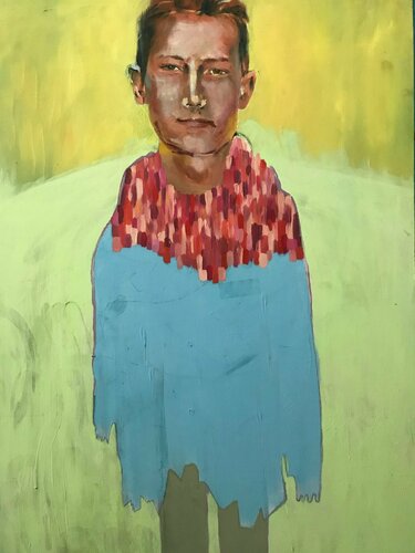 The Golden Man di Sam Knowles, Pittura in vendita su Singulart