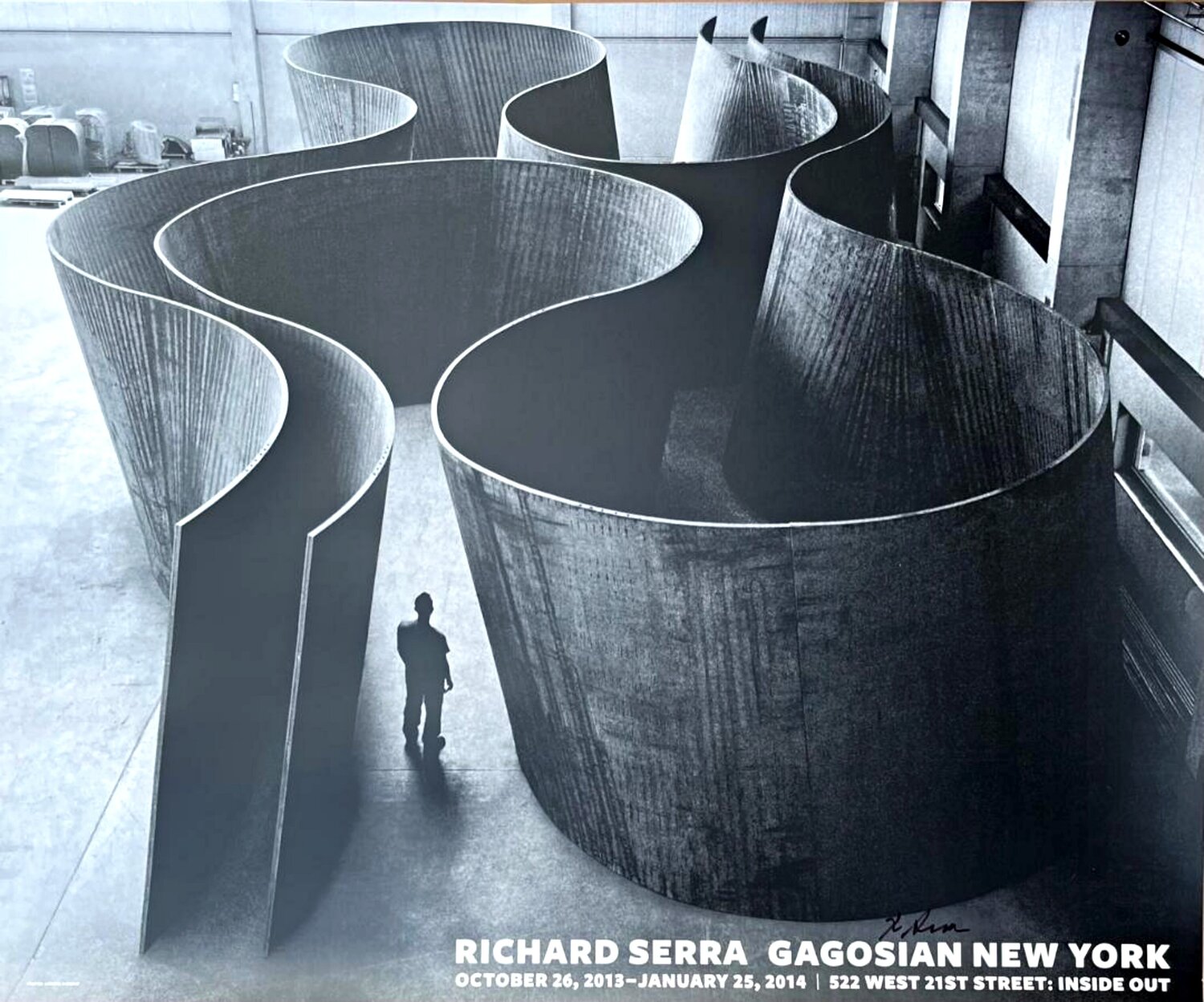 Inside Out (Hand Signed by Richard Serra) Richard Serra Stampa in vendita