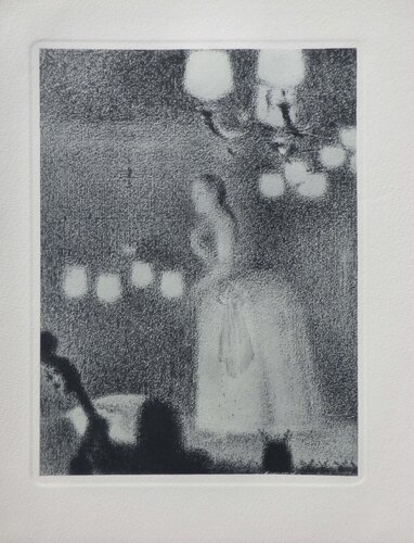 La chanteuse au concert, Gravure by Georges Seurat, Print for Sale on Singulart