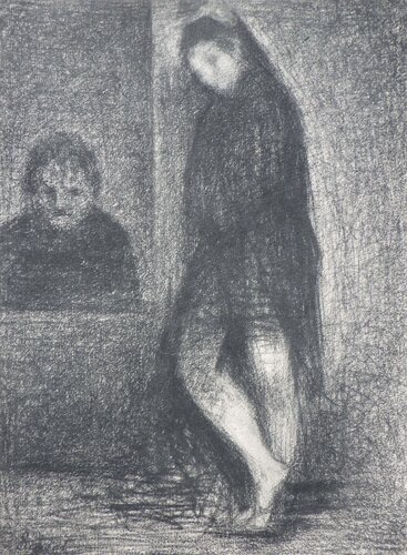 La danseuse et le caissie van Georges Seurat, Afdruk te koop op Singulart