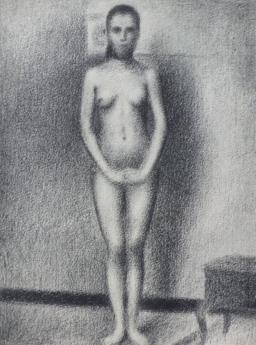 Modèle nue en pos van Georges Seurat, Afdruk te koop op Singulart