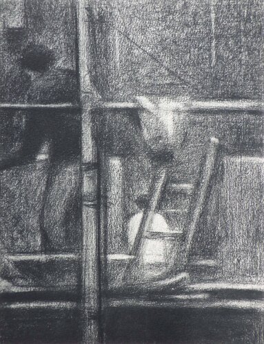L'échafaudag van Georges Seurat, Afdruk te koop op Singulart
