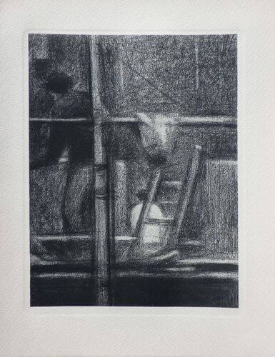 L'échafaudage, Gravure by Georges Seurat, Print for Sale on Singulart