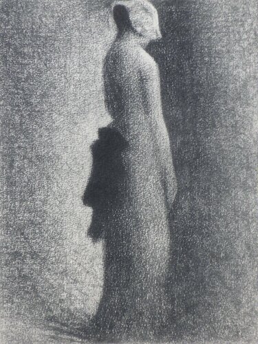 Femme au nœud noi van Georges Seurat, Afdruk te koop op Singulart