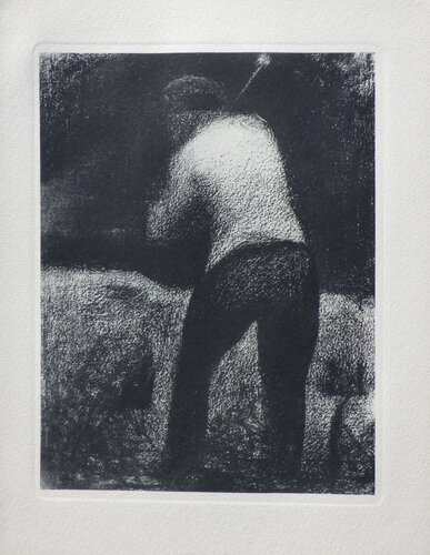 Le casseur de pierres, Gravure by Georges Seurat, Print for Sale on Singulart