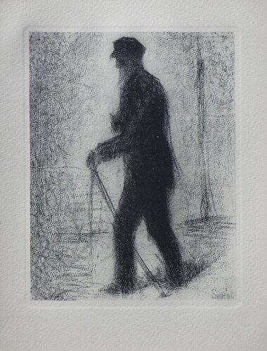 Le marcheur, Gravure by Georges Seurat, Print for Sale on Singulart