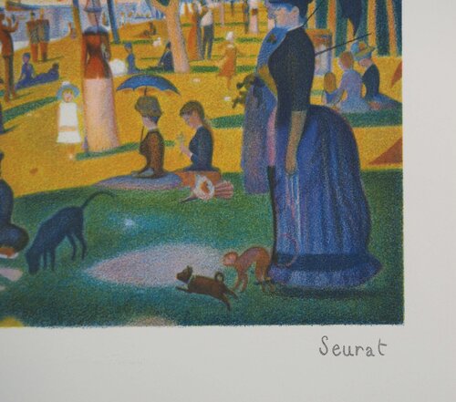 Un dimanche après-midi à l'île de la Grande Jatte by Georges Seurat, Print for Sale on Singulart