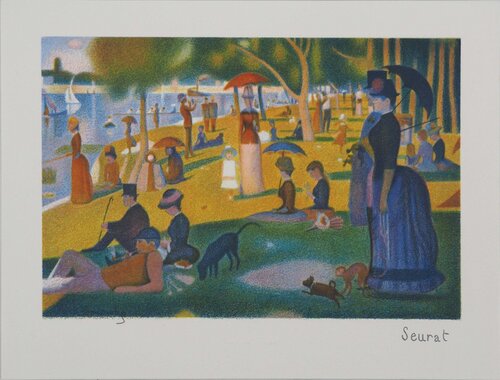 Un dimanche après-midi à l'île de la Grande Jatte by Georges Seurat, 版画 for Sale on Singulart