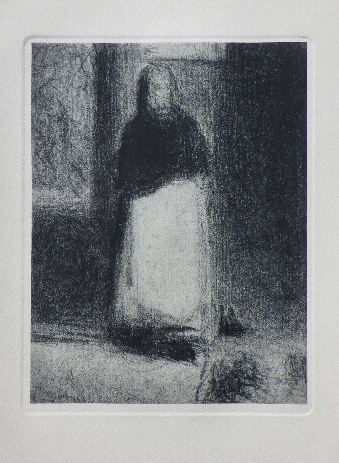 La concierge, Gravure Georges Seurat Druck zu verkaufen