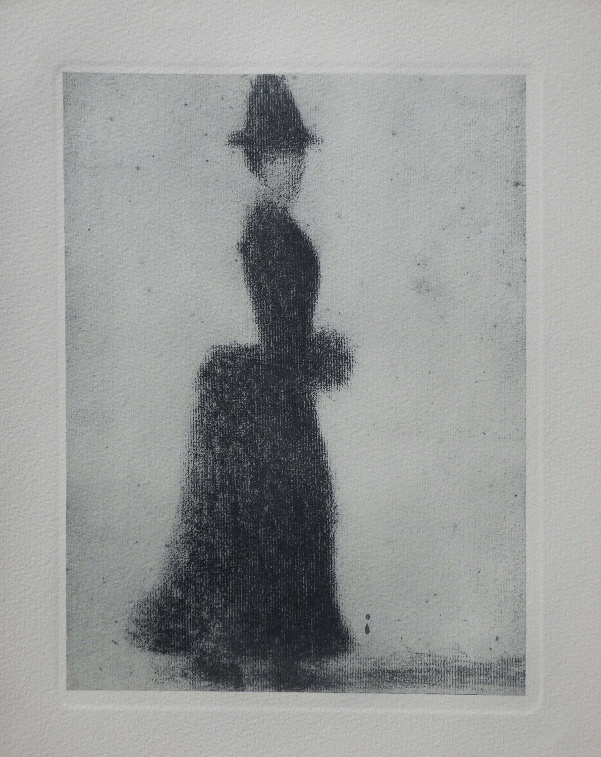 Femme au manchon, Gravure Georges Seurat Print for sale
