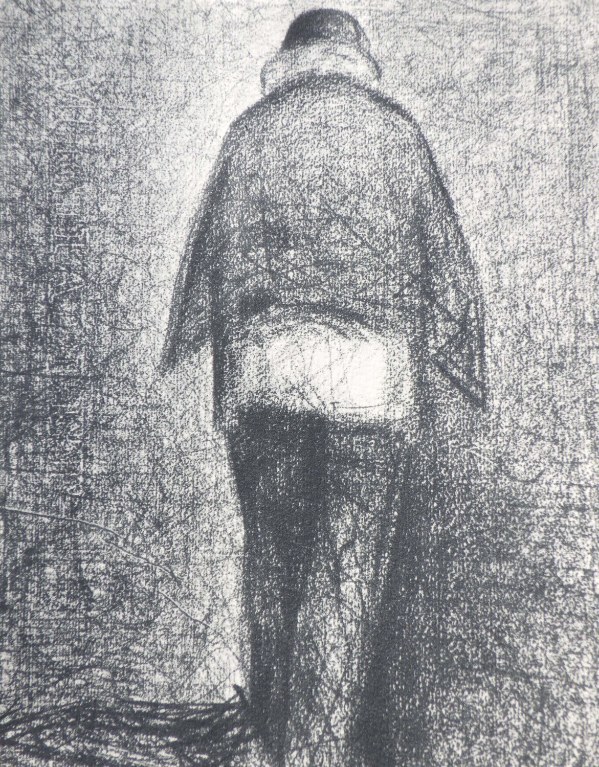 L'homme au Plai Georges Seurat Druck zu verkaufen