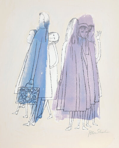 To Days of Childhood from the Rilke Portfolio van Ben Shahn, Afdruk te koop op Singulart