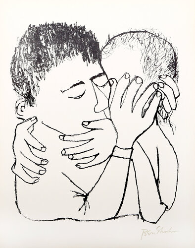 Memories of Many Nights of Love from the Rilke Portfolio van Ben Shahn, Afdruk te koop op Singulart