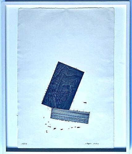 Joel Shapiro - Minimalist sculptural woodcut  von Joel Shapiro, Druck kaufen auf Singulart